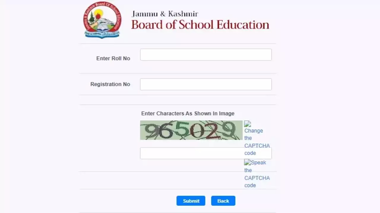 JKBOSE Class 12th Result 2023