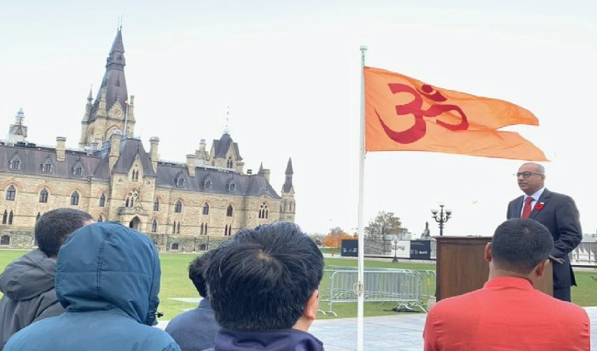 action in the case of attack on hindu sabha temple canadian police arrested 3