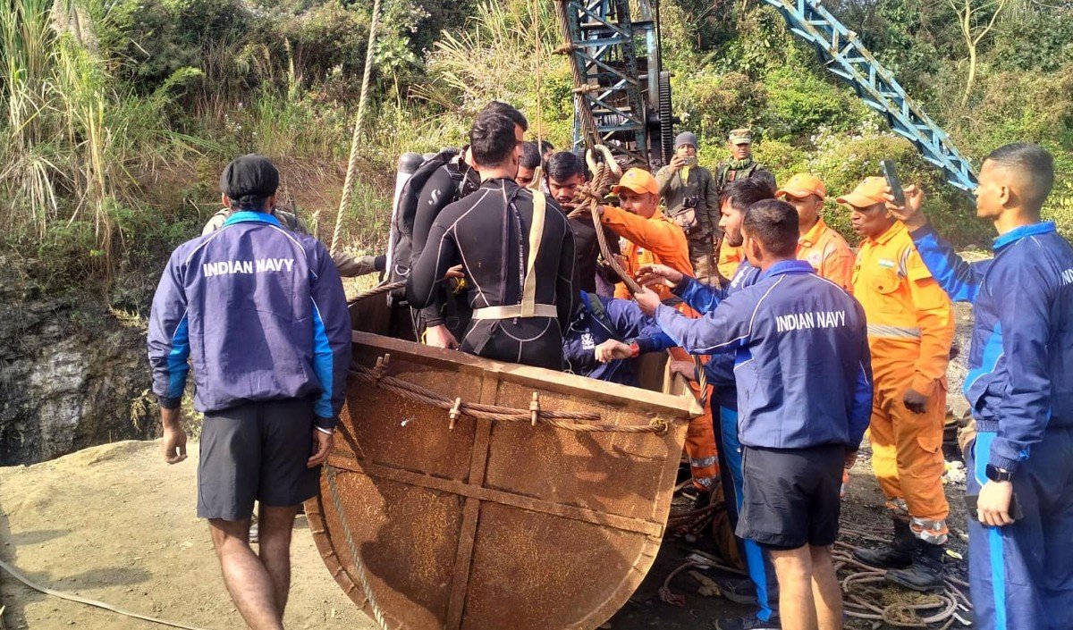 Assam: Rescue operation in coal mine continues for seventh day, death toll reaches four