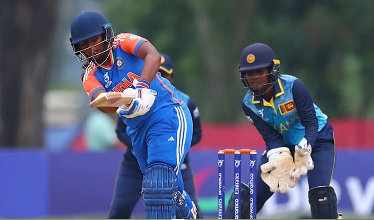 india beat sri lanka by 69 runs in u19 women world cup trisha gongadi