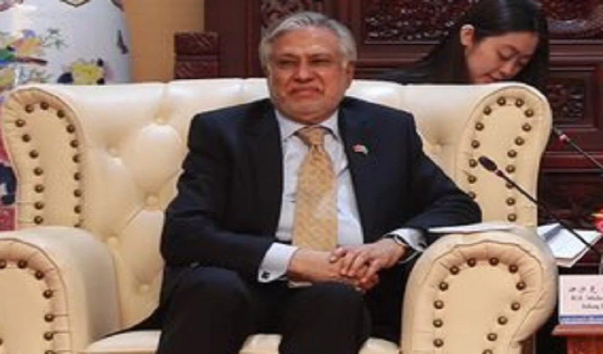 ishaq dar had made a fake claim on the air force citing a british newspaper