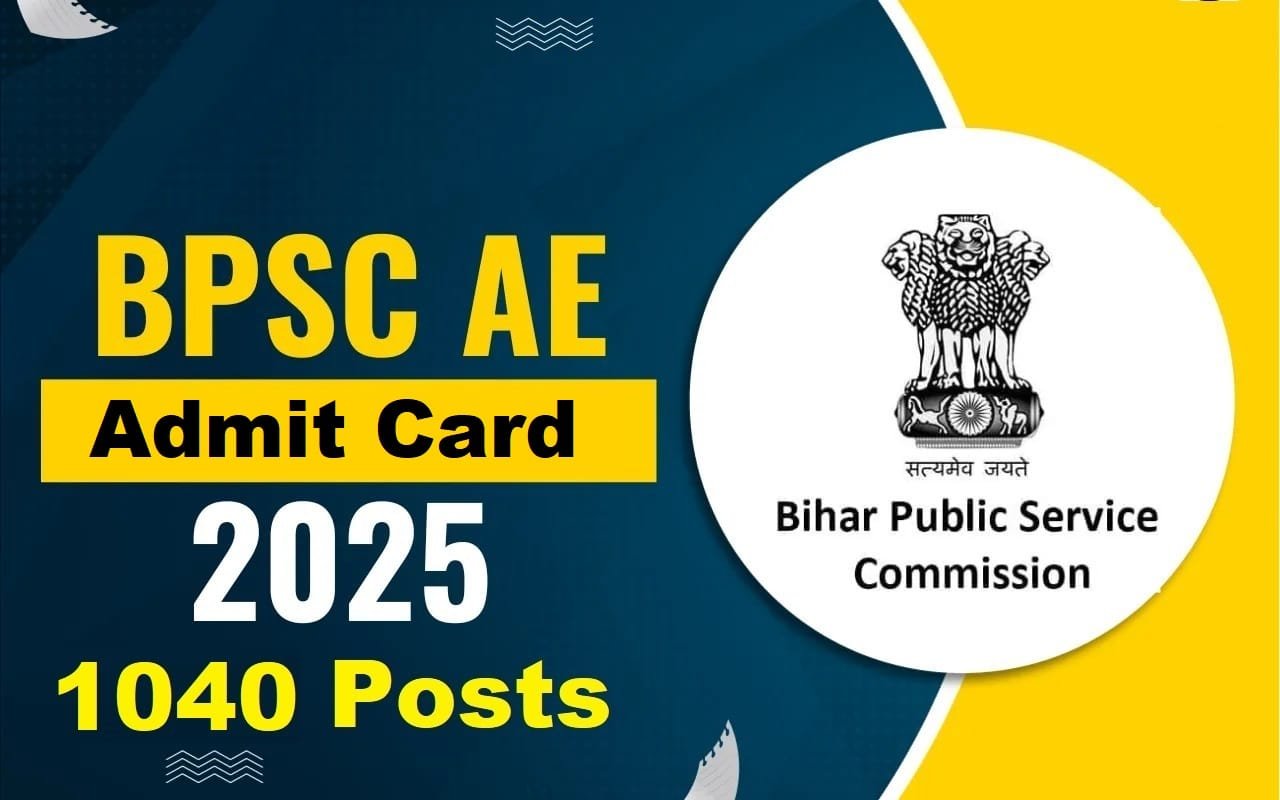 BPSC Assistant Engineer (AE) Admit Card