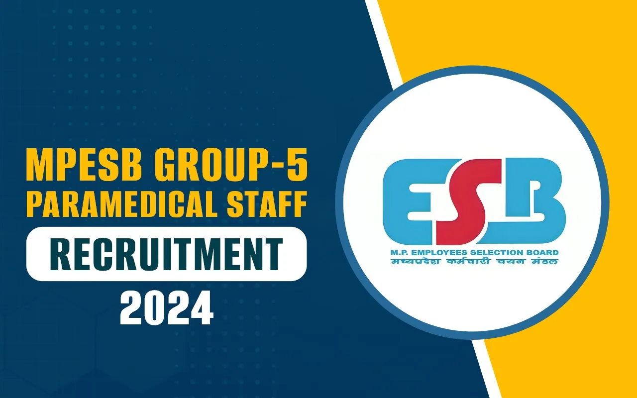 MPESB Group‑5 Paramedical Staff Recruitment 2025 - SarkariResultDaily.in