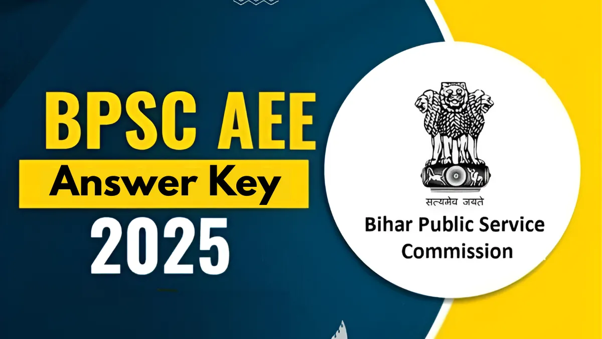 BPSC AEE & Other Post Answer Key 2025 - SarkariResultDaily.in