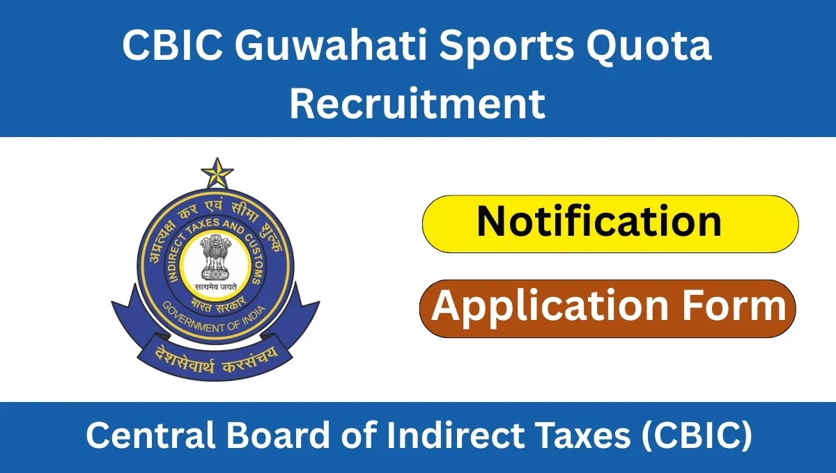 CBIC Tax Assistant & Havaldar Recruitment 2025 Sports Quota (11 Posts Vacancy) - SarkariResultDaily.in