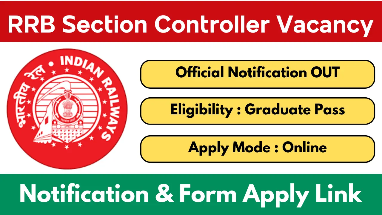 RRB Section Controller Recruitment 2025 (368 Posts Vacancy) - SarkariResultDaily.in