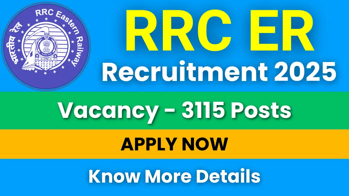 RRC ER Apprentice Recruitment 2025 (3,115 Posts) - SarkariResultDaily.in