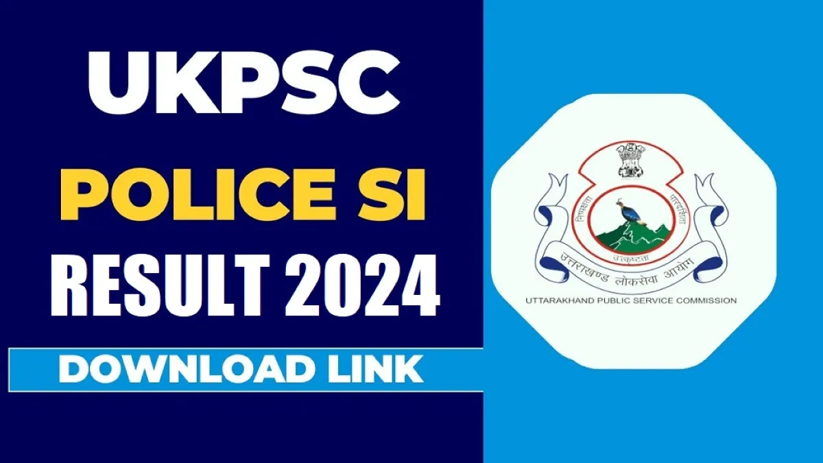 UKPSC SI 2024 Final Result (Out) - SarkariResultDaily.in