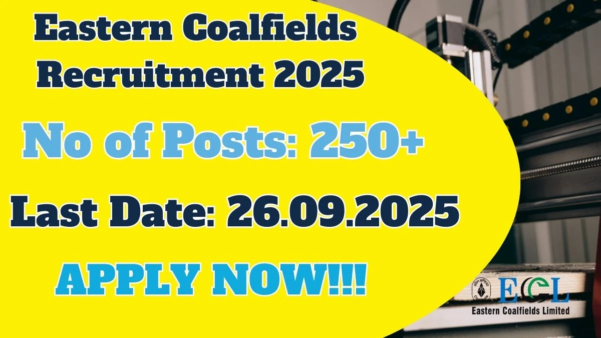 Eastern Coalfields ITI Apprentices Recruitment 2025 (Offline for 280 Posts) - sarkariresultdaily.in
