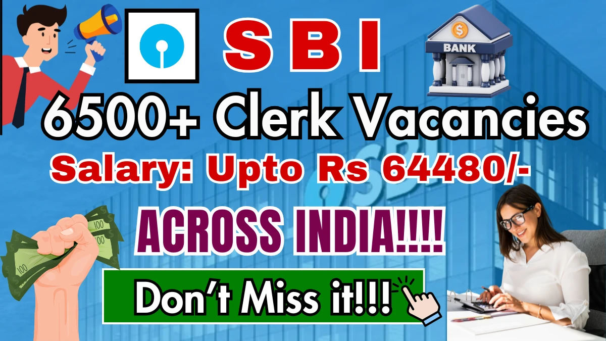 SBI Junior Associates (Clerk) Recruitment 2025 (Apply Online for 5180 Posts) - sarkariresultdaily.in