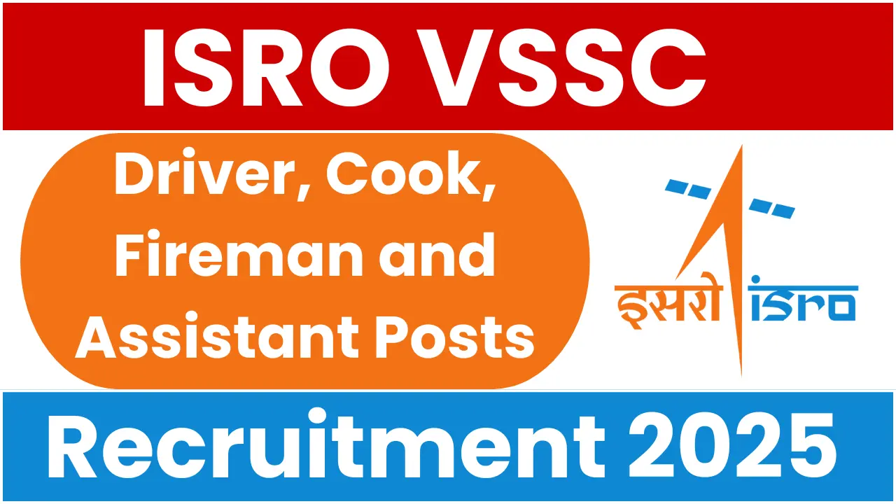 ISRO VSSC Recruitment 2025 (39 Posts Vacancy) - SarkariResultDaily.in
