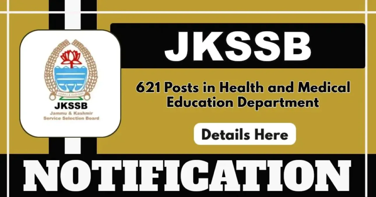 JKSSB Health Department Vacancy 2025 - SarkariResultDaily.in