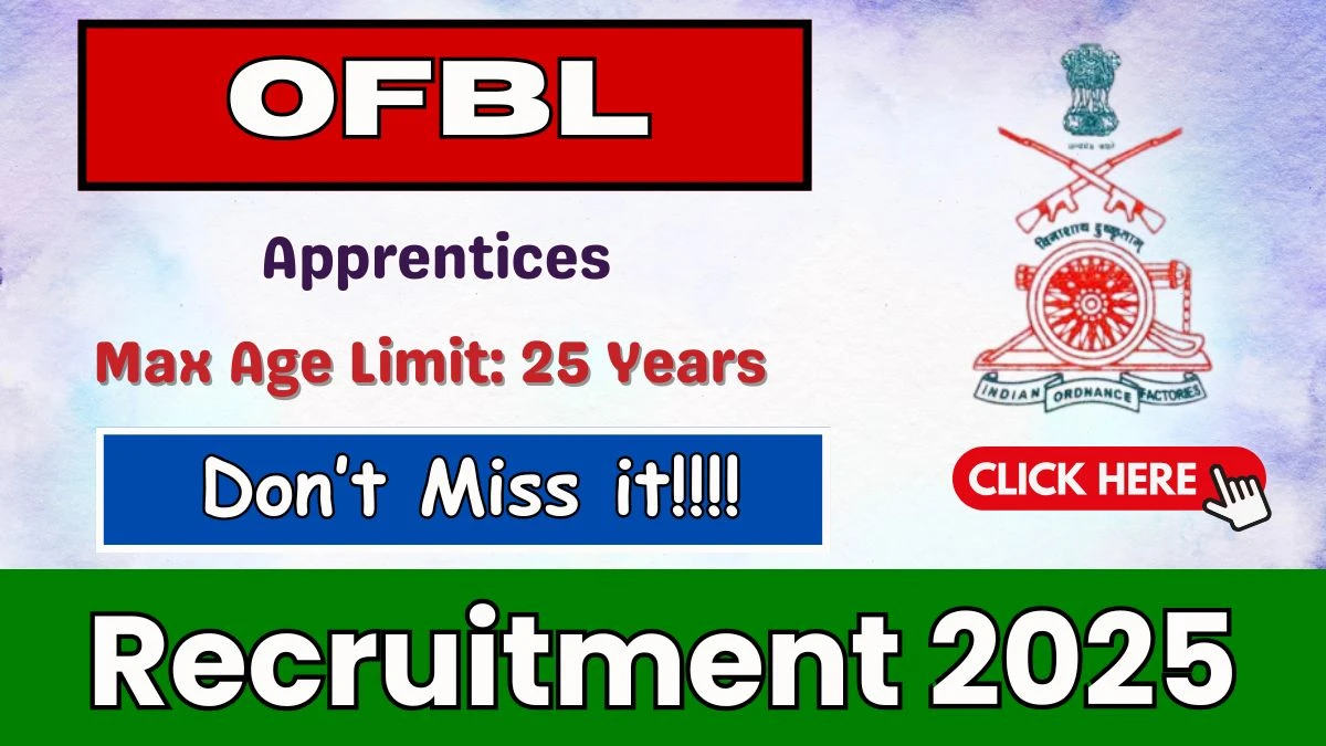 OFBL Apprentices Recruitment 2025 (42 Posts Vacancy) - SarkariResultDaily.in
