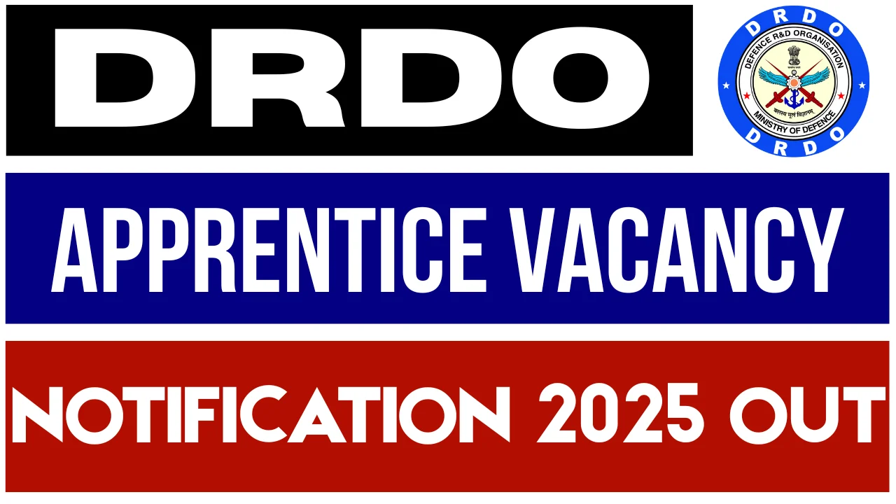 DRDO PXE Apprentice Recruitment 2025 (50 Posts Vacancy)