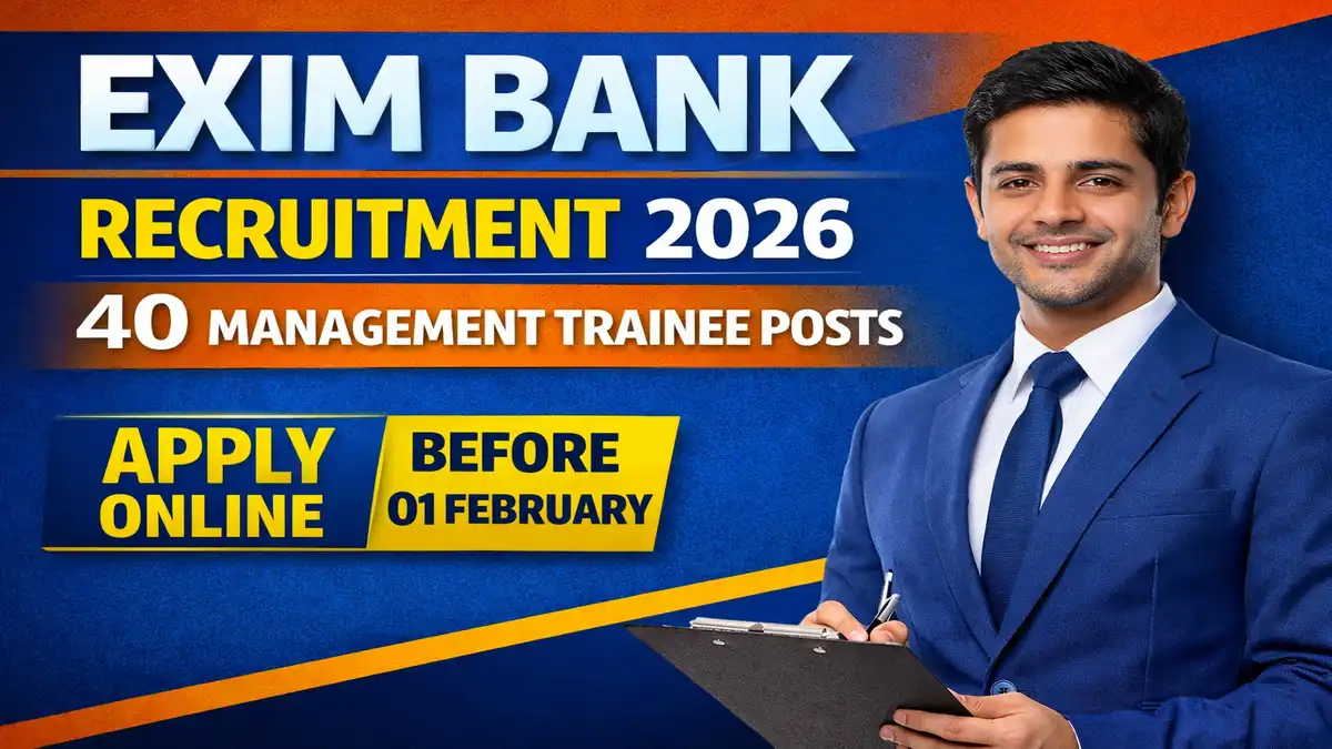 EXIM Bank Management Trainee Recruitment 2026 (40 Posts Vacancy)